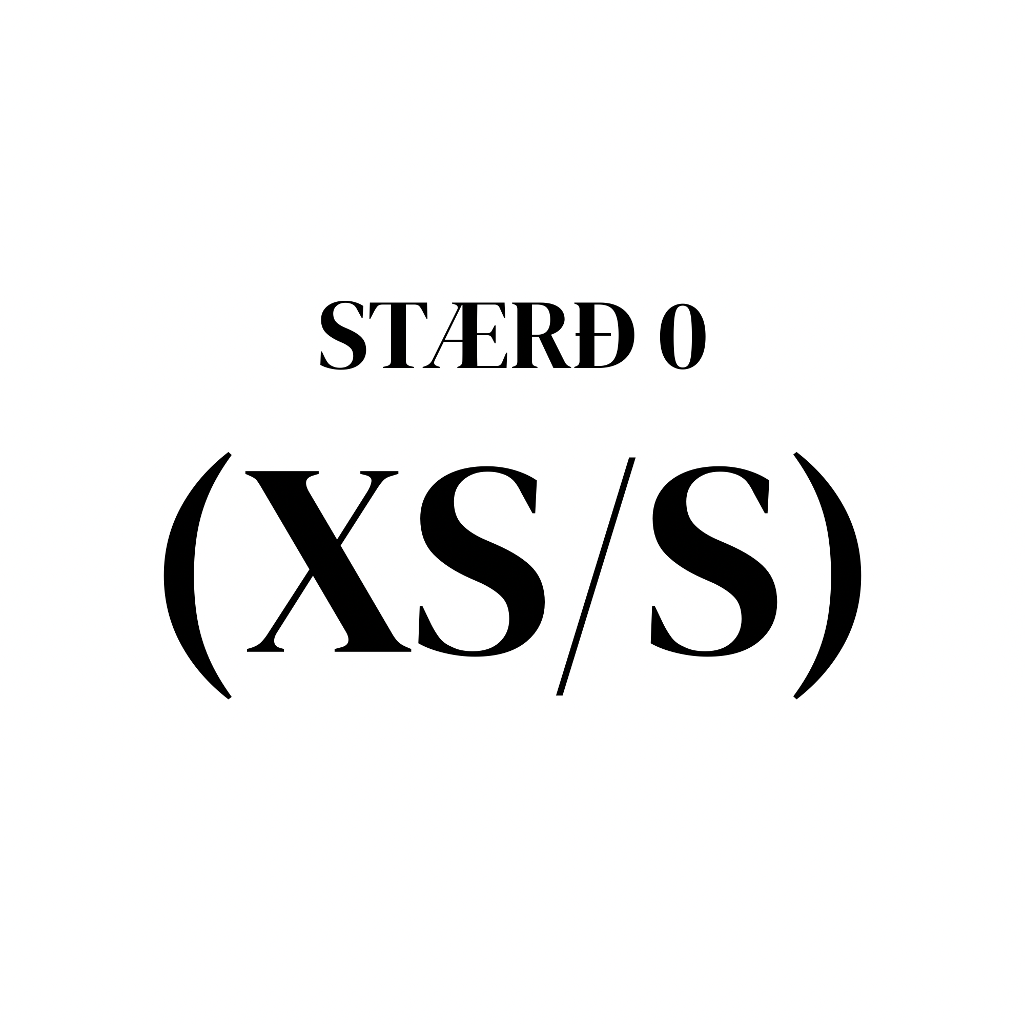 LAGERSALA - stærð 0